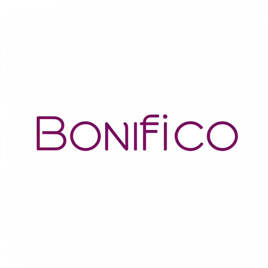 Illustrazione minimalista in tonalità magenta e bordeaux, linee morbide su sfondo sfumato